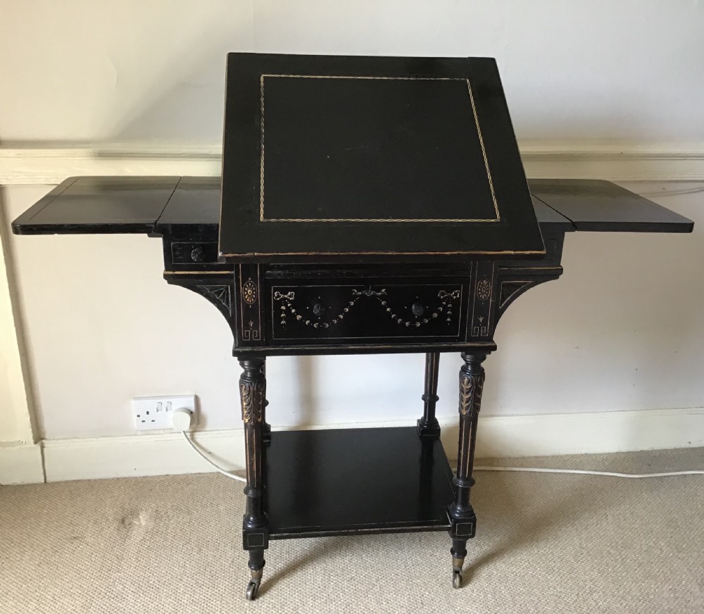 Gillows & Co ebonised Ladies Writing Desk  View VI