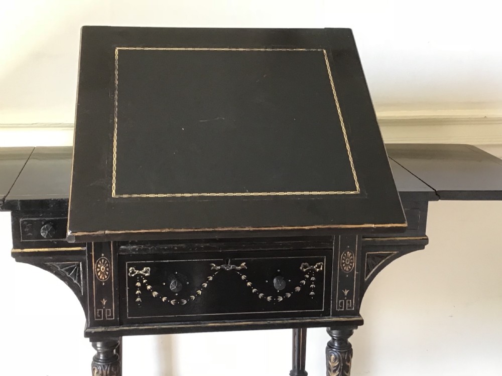 Gillows & Co ebonised Ladies Writing Desk  View VII