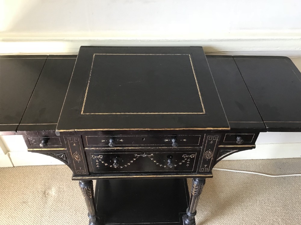 Gillows & Co ebonised Ladies Writing Desk  View IX