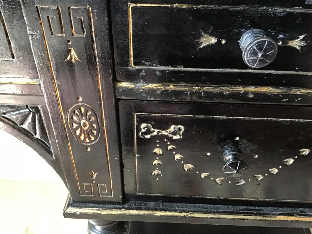 Gillows & Co ebonised Ladies Writing Desk  View XI