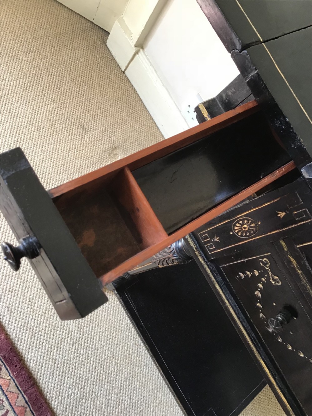 Gillows & Co ebonised Ladies Writing Desk  View XII