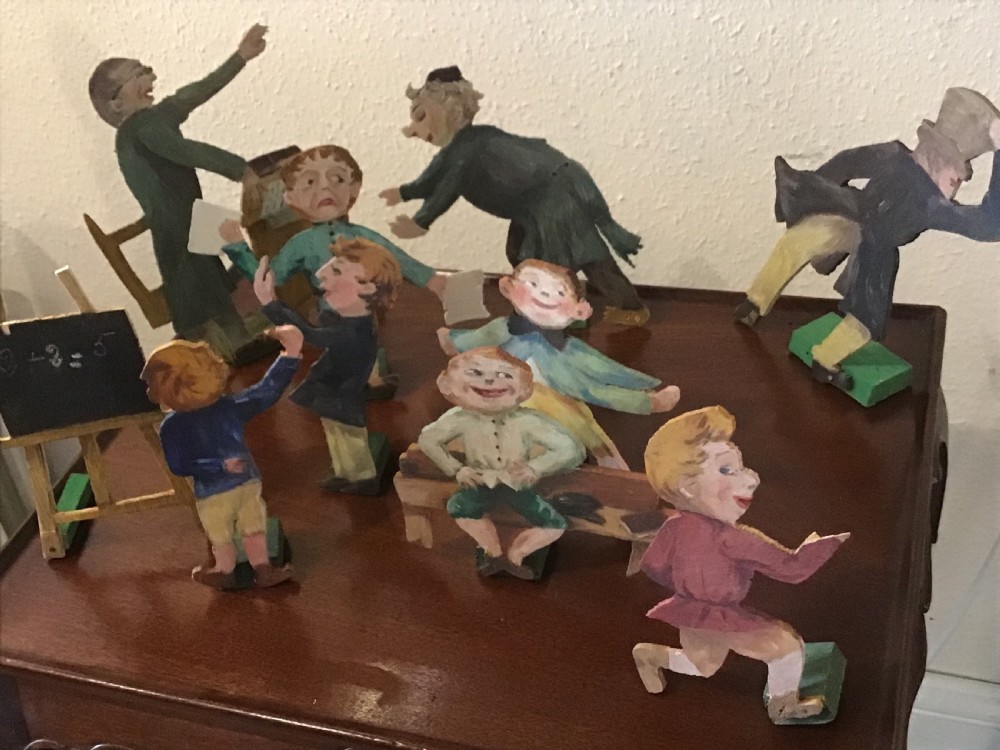 School room cut out figures  View VI