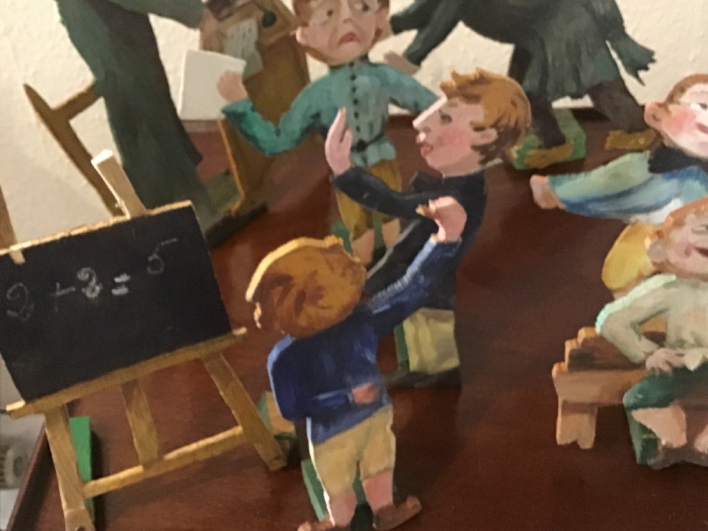 School room cut out figures  View VII
