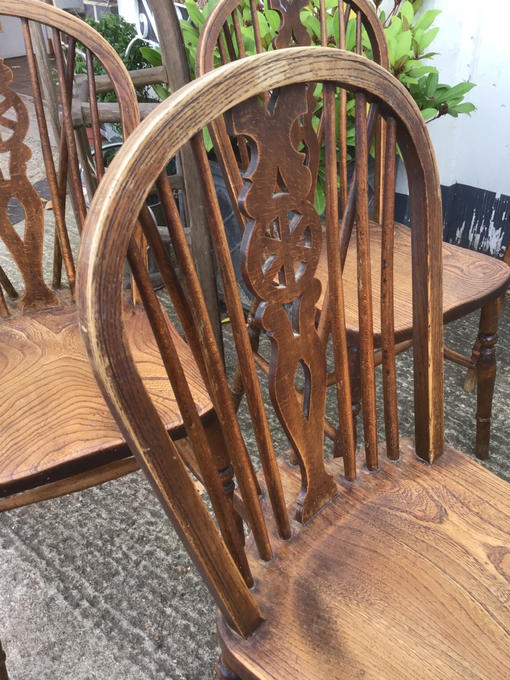 Six Elm Windsor Kitchen Chairs  View III