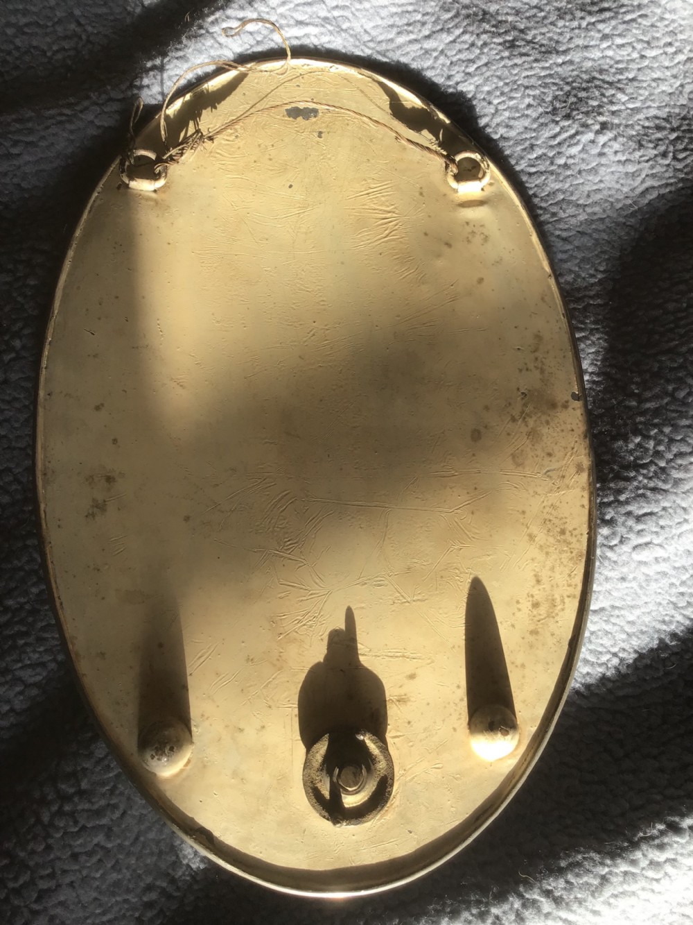 Antique French Mirror with candle sconce  View V