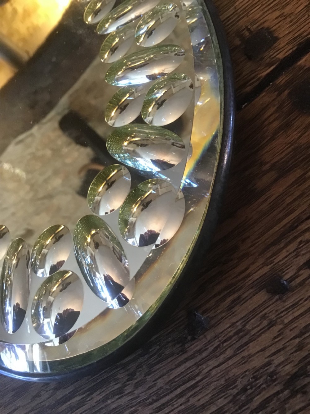 Antique French wall mirror  View III