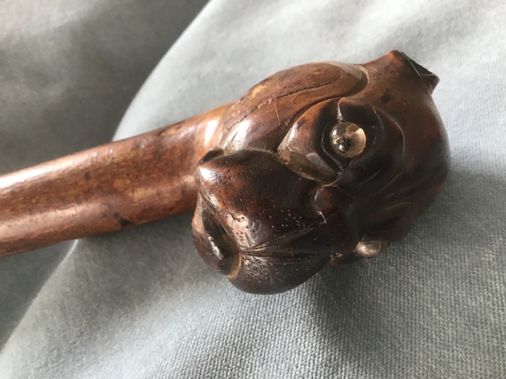 Victorian Silver Boxer Head Page Turner  View VIII