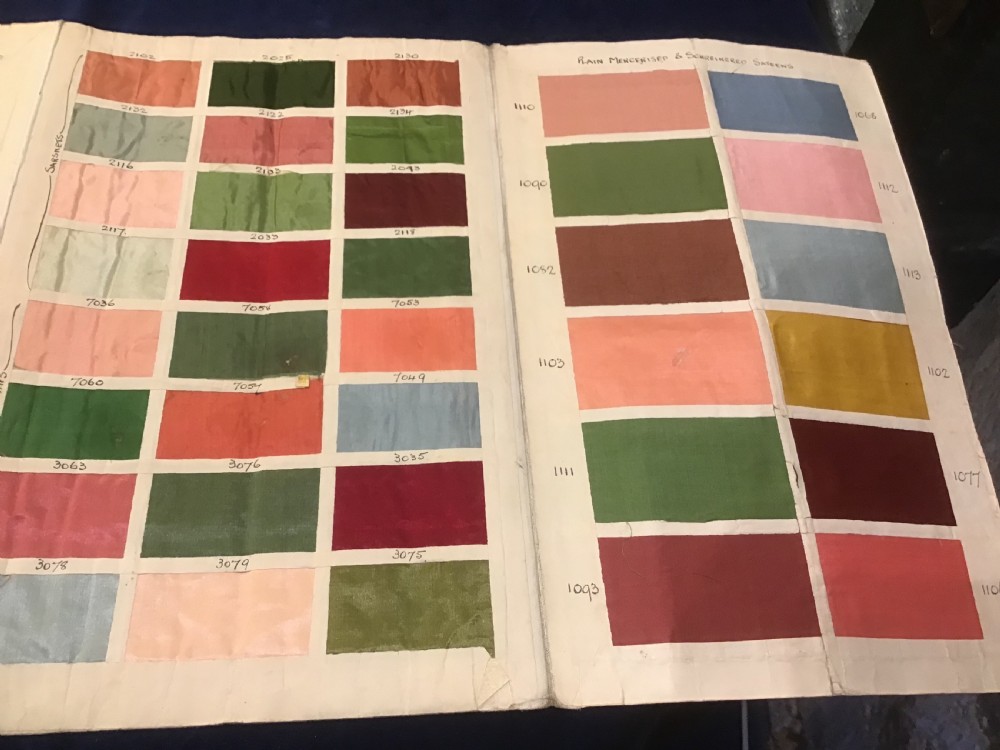RARE James Shoolbred & Co Fabric Sample Catalogue  View III
