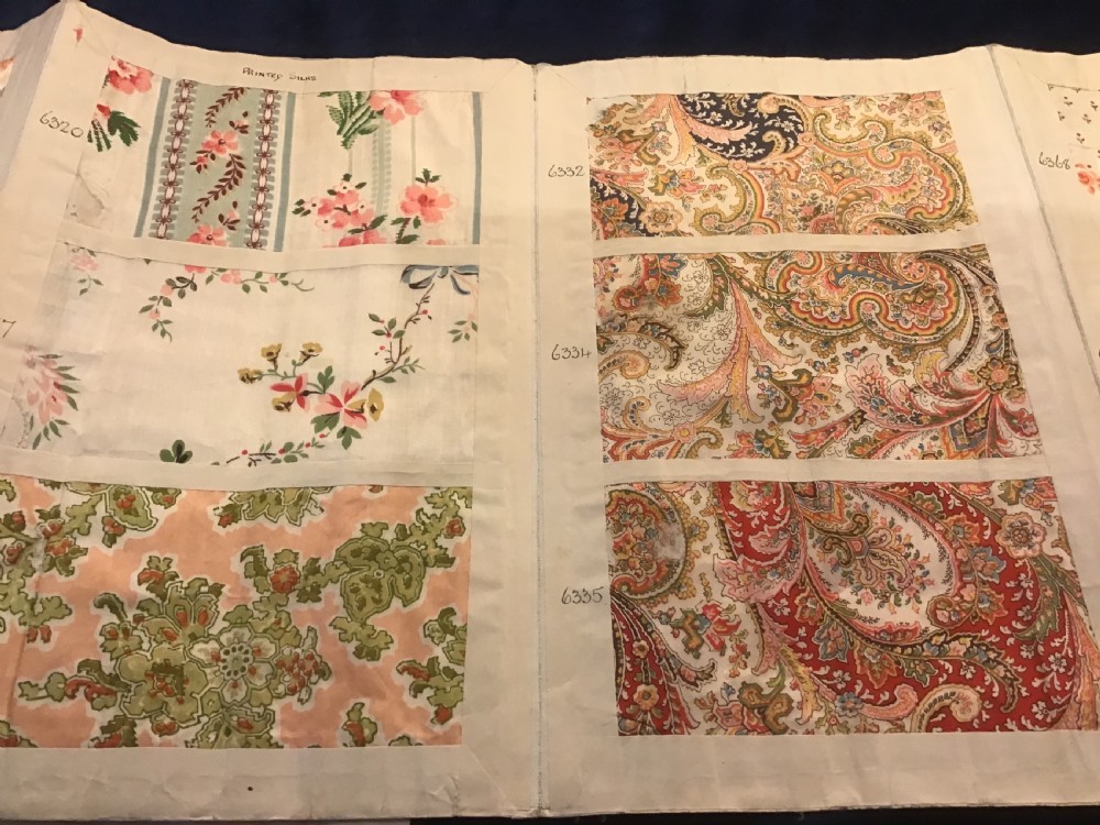 RARE James Shoolbred & Co Fabric Sample Catalogue  View VI