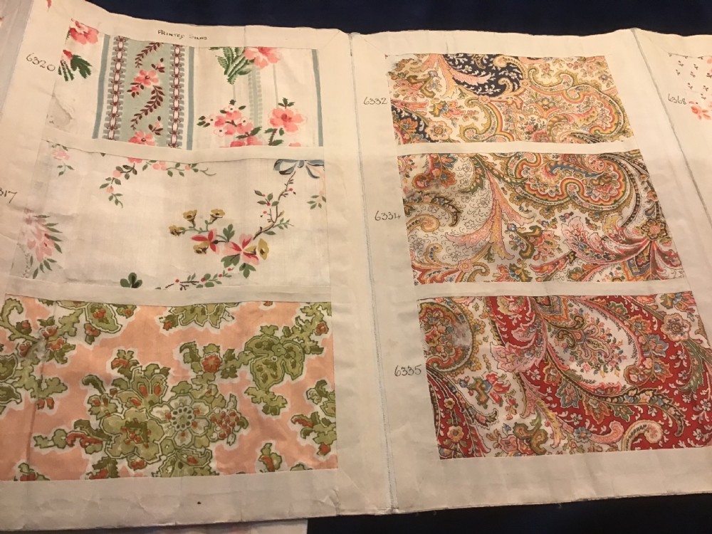 RARE James Shoolbred & Co Fabric Sample Catalogue  View VIII