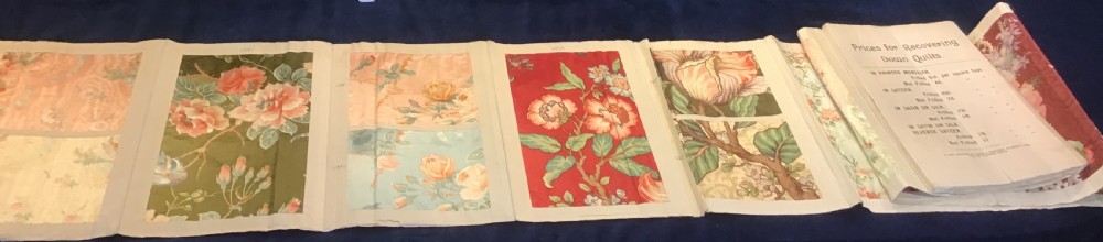 RARE James Shoolbred & Co Fabric Sample Catalogue  View IX