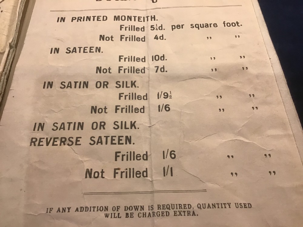 RARE James Shoolbred & Co Fabric Sample Catalogue  View XVI