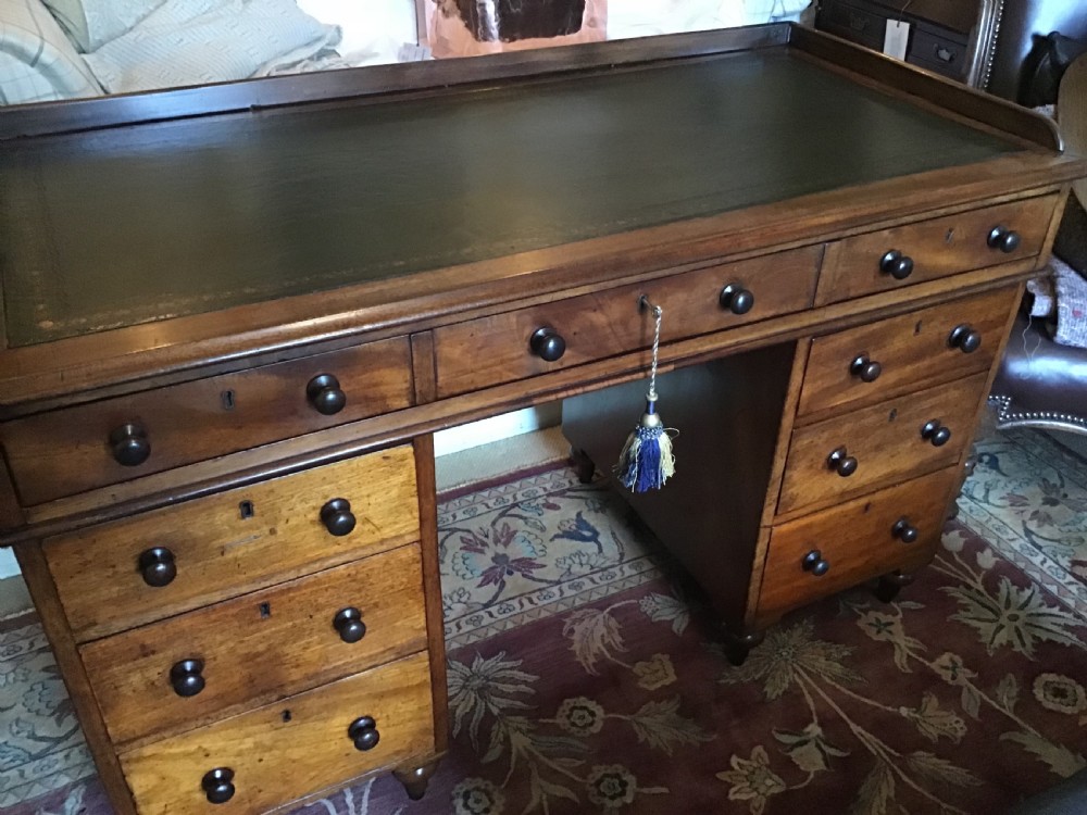 William IV Mahogany Campaign Desk 