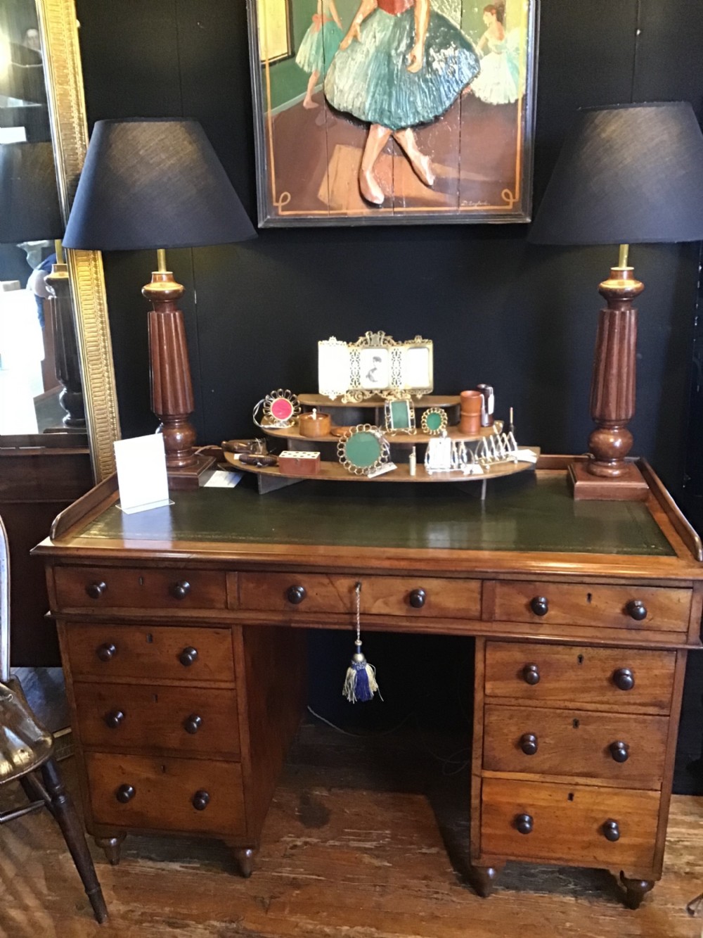 William IV Mahogany Campaign Desk  View III