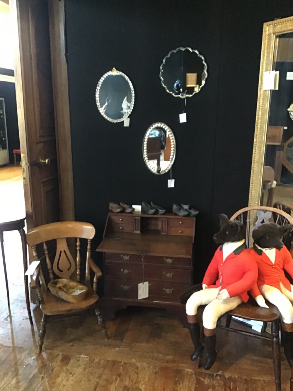 18th century oak child’s bureau  View III