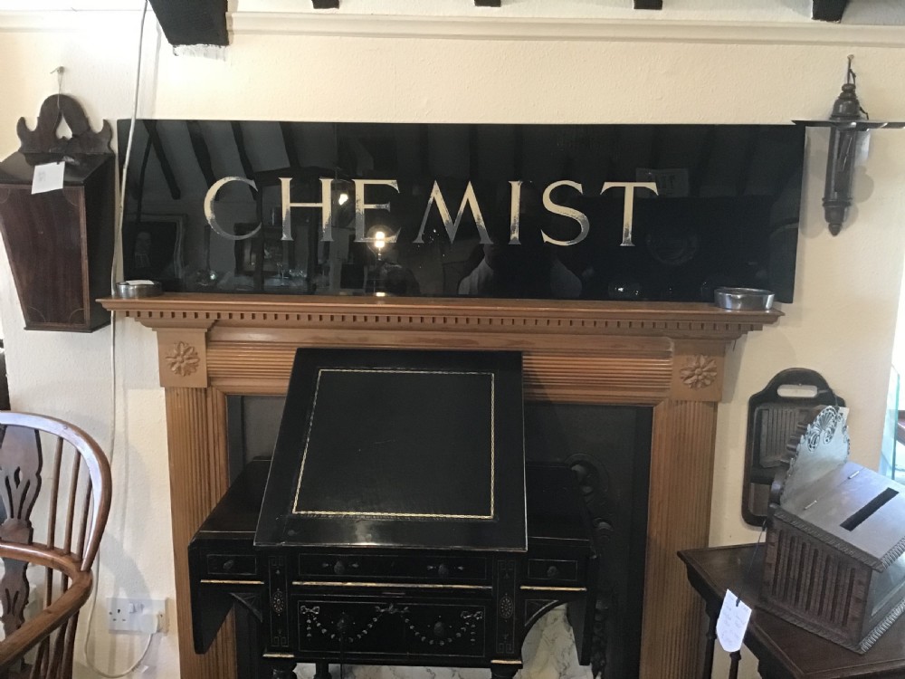 1920’s Glass Shop sign Chemist  View III