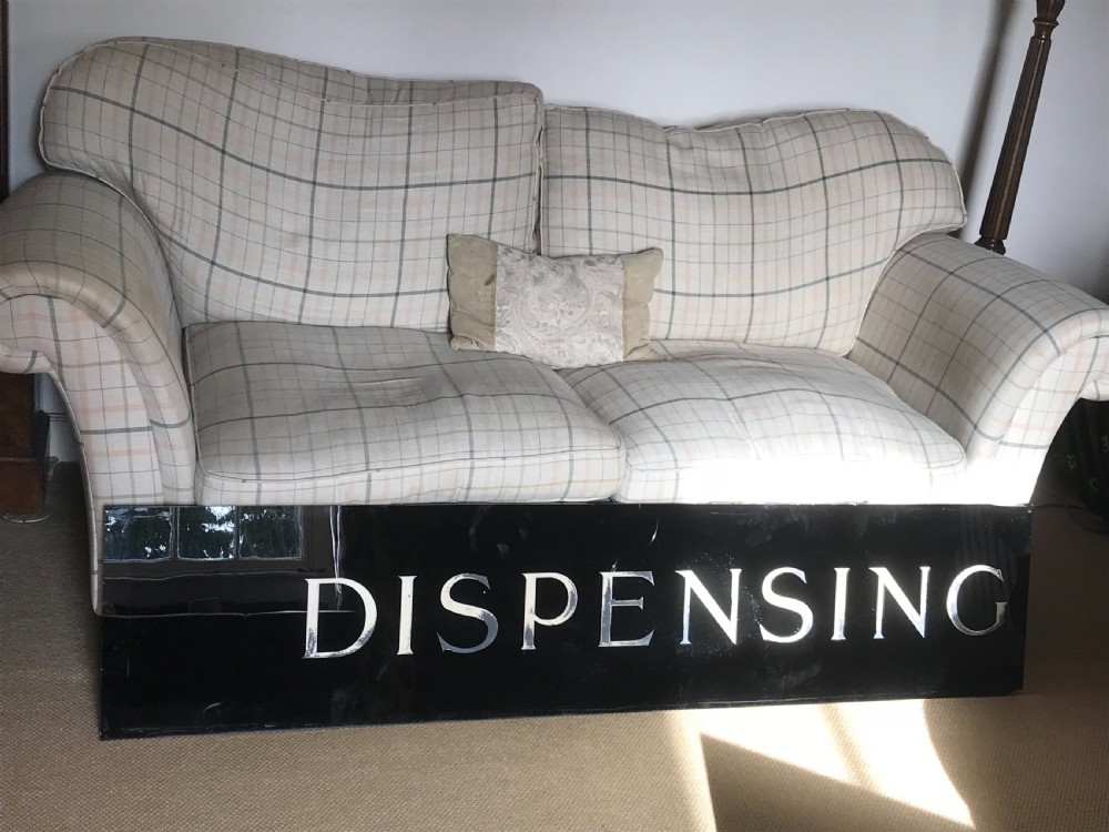 1920’s Glass Shop sign Dispensing  View V