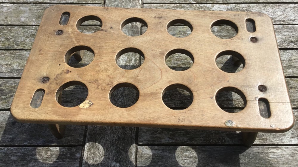 Antique Welsh Sycamore Egg Rack  View IV