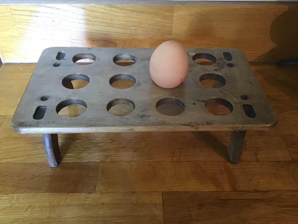 Antique Welsh Sycamore Egg Rack  View VI