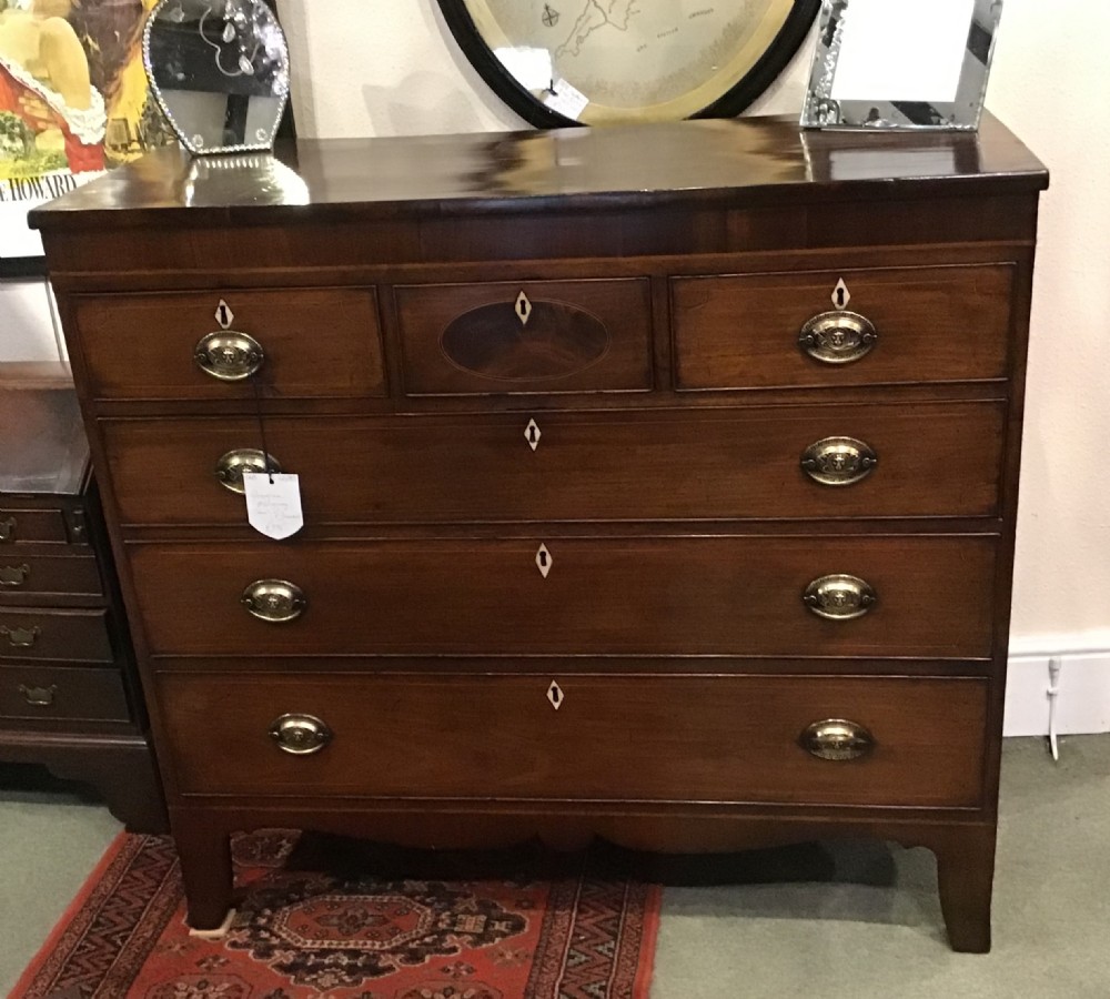 Georgian Mahogany Chest of Drawers 