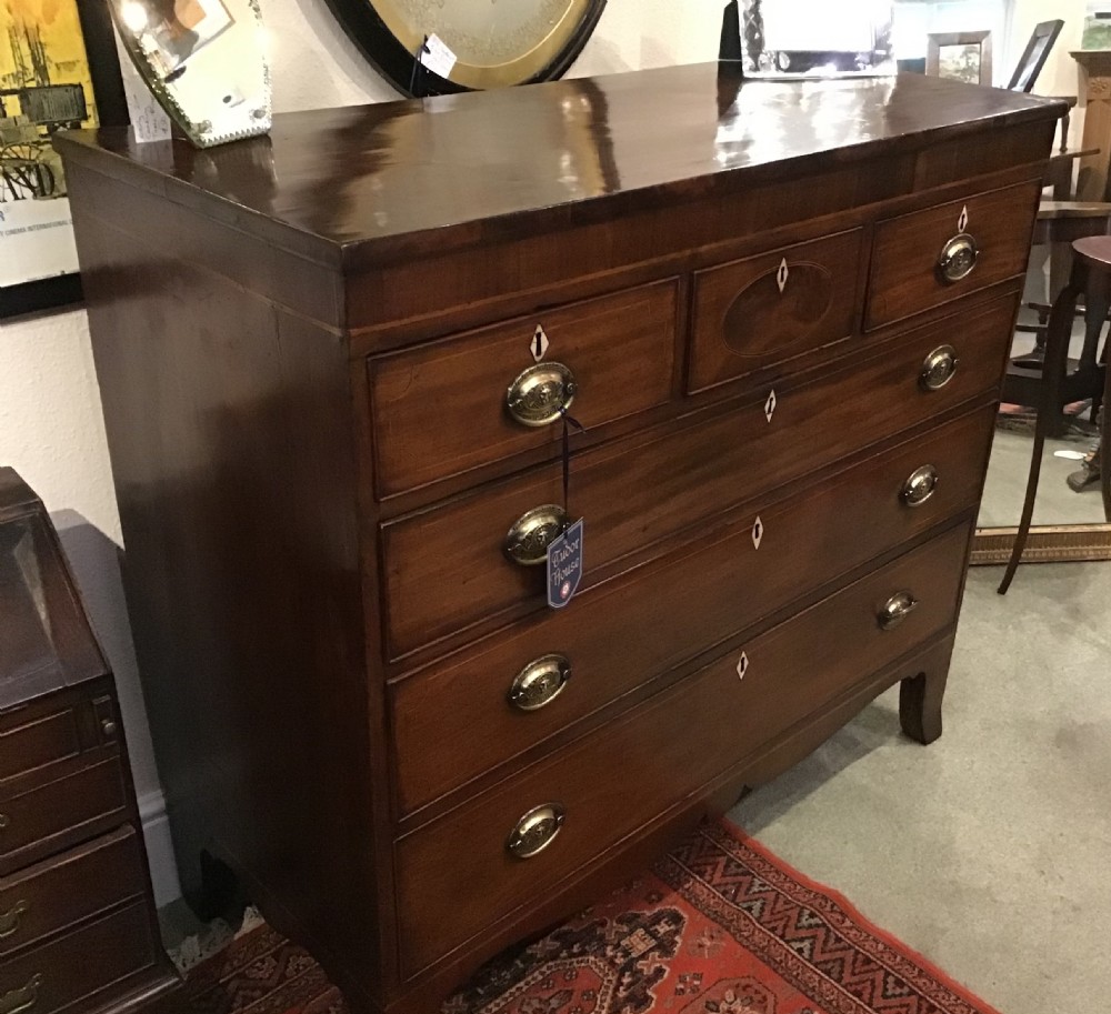 Georgian Mahogany Chest of Drawers  View II