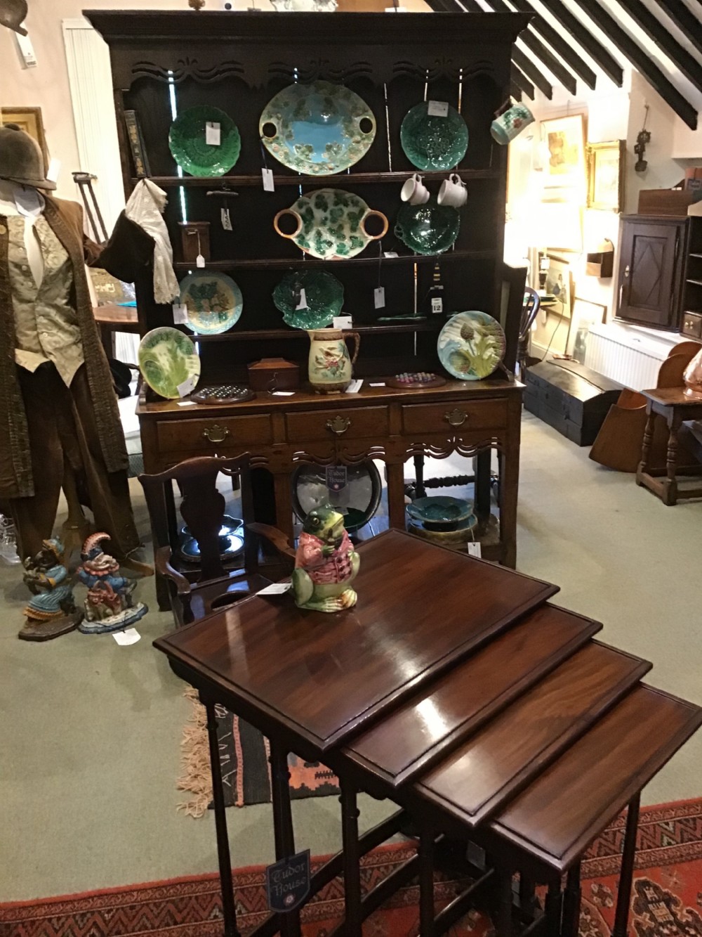Edwardian mahogany quartetto nest of tables  View VII