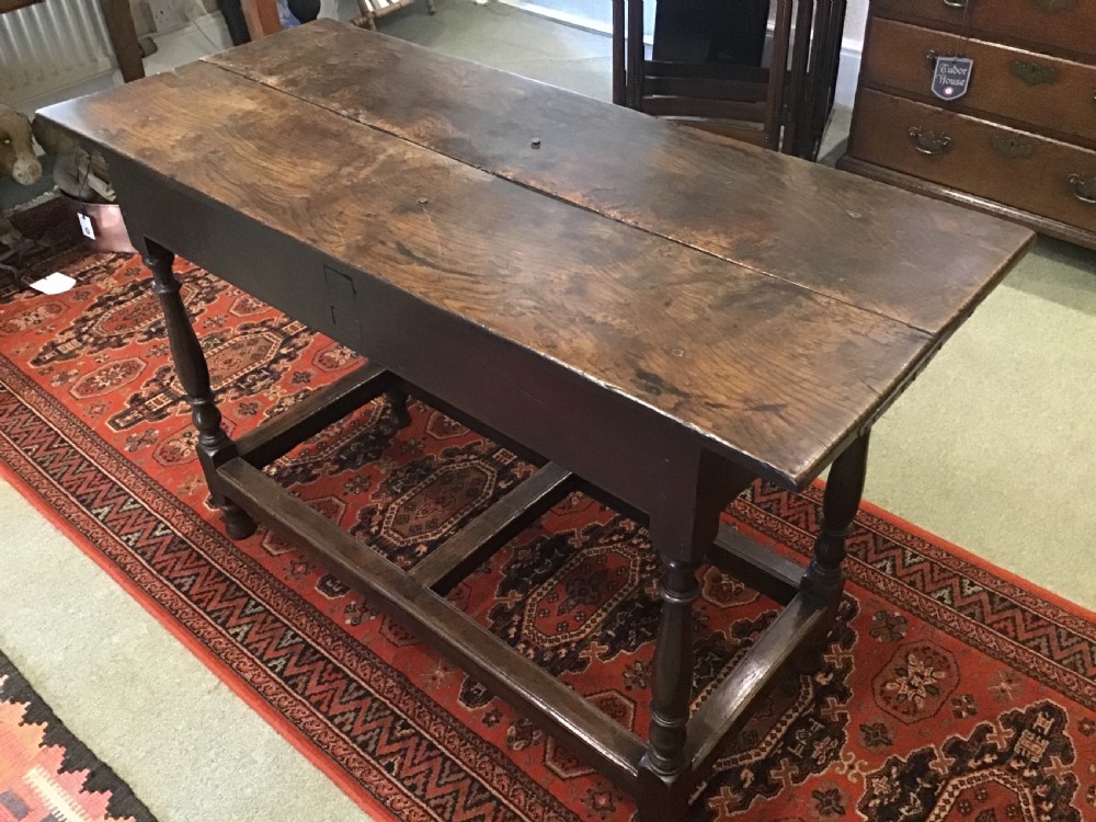 18th century Country Oak Side Table  View III