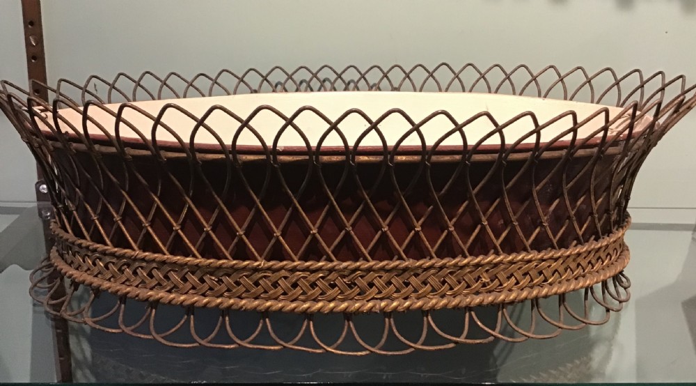 French wire work and toleware jardiniere  View III