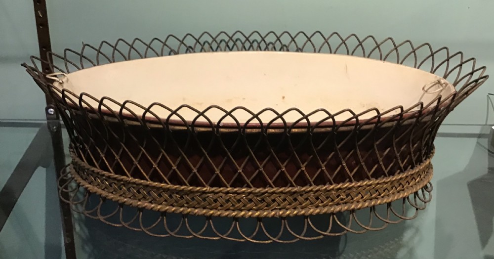 French wire work and toleware jardiniere  View VI