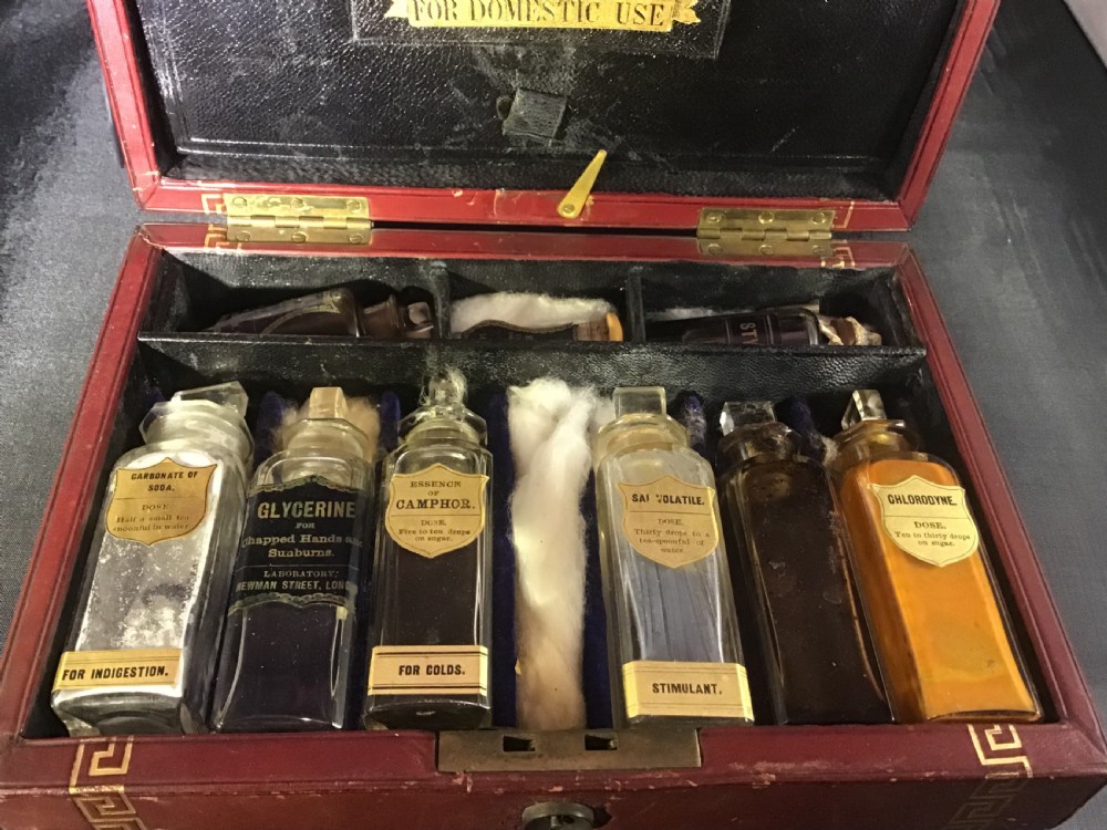 Mid 19th century apothecary chest for domestic use  View V