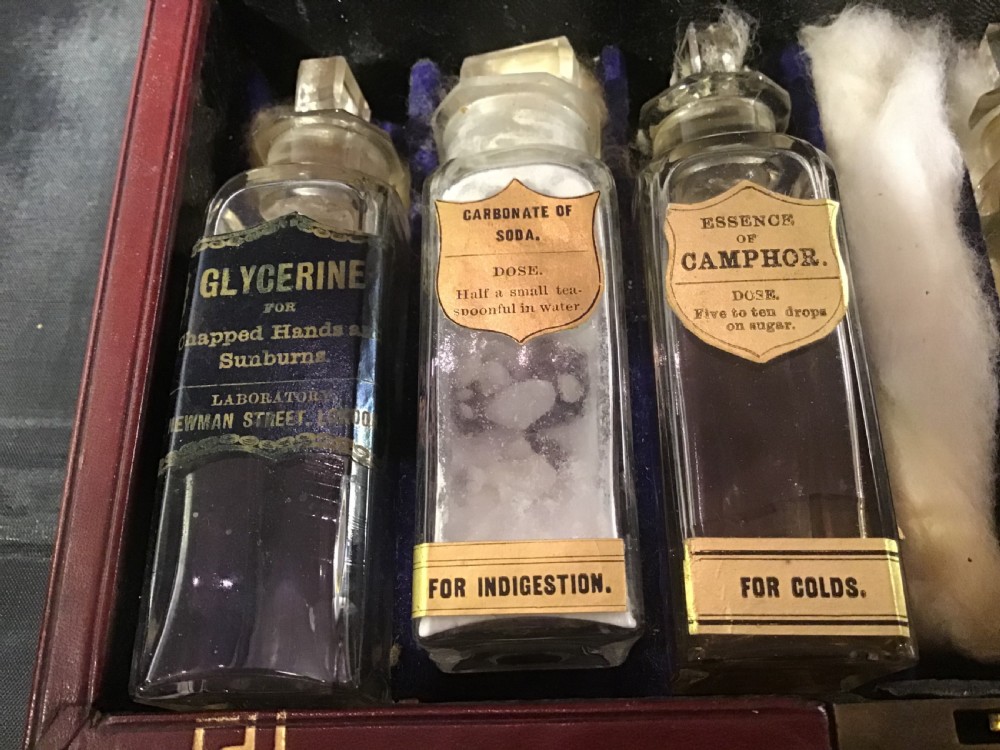 Mid 19th century apothecary chest for domestic use  View IX