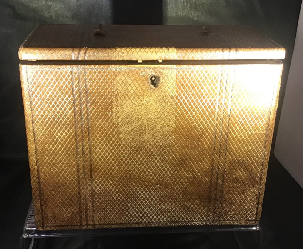 Victorian embossed Leather Apothecary Box 