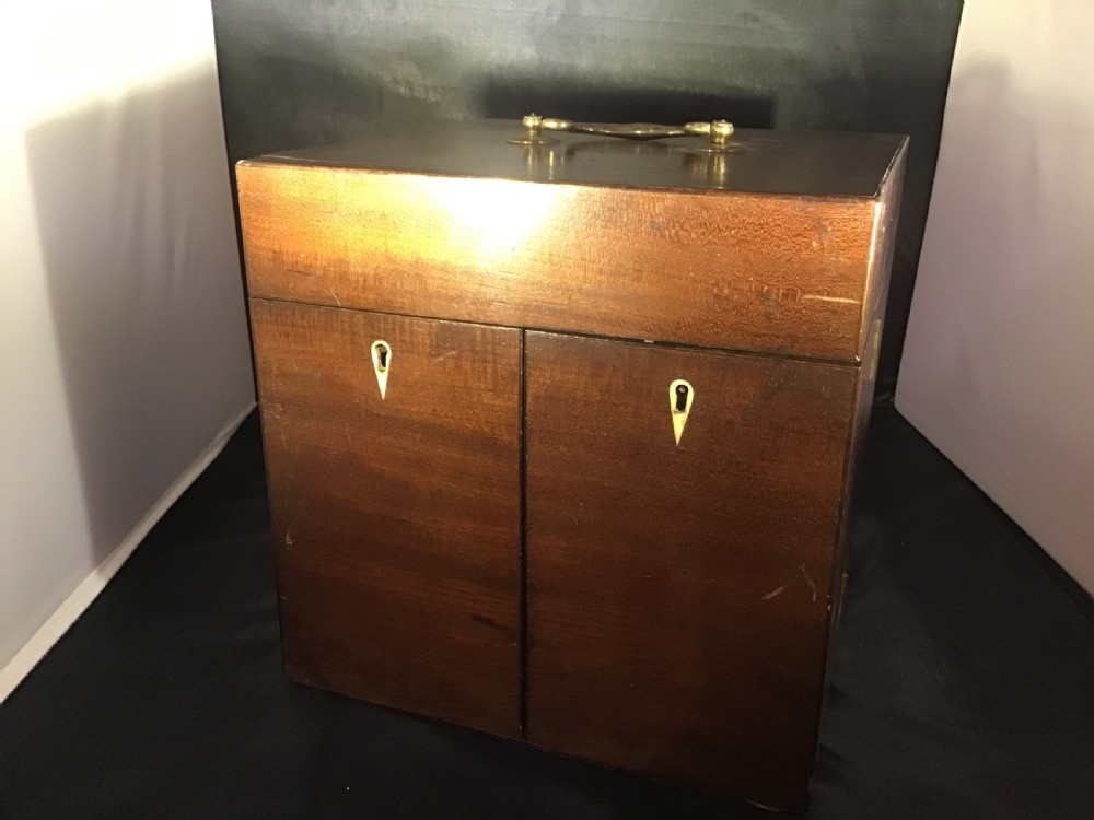 Mahogany and Rosewood strung Apothecary Chest  View II
