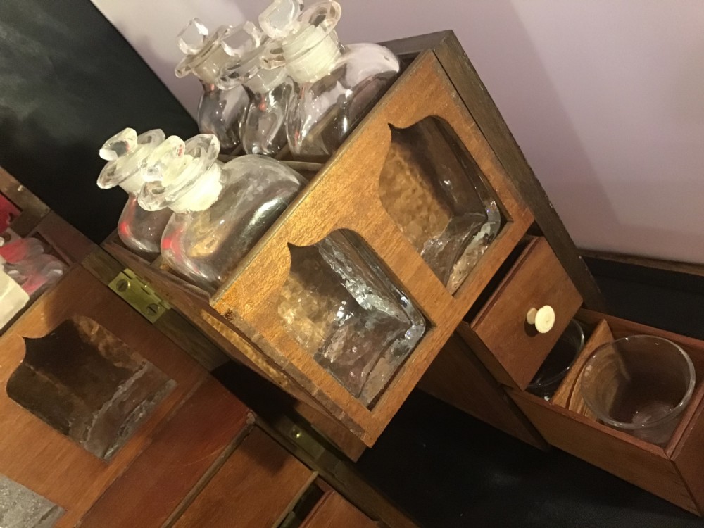Mahogany and Rosewood strung Apothecary Chest  View VI