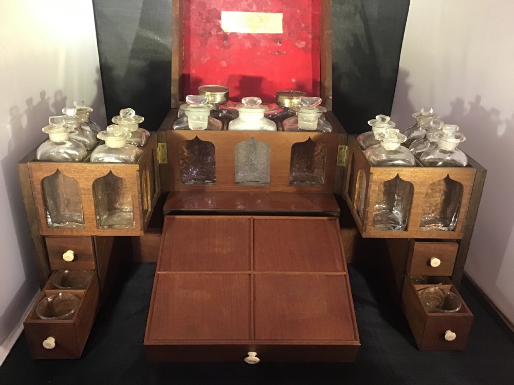 Mahogany and Rosewood strung Apothecary Chest  View VII