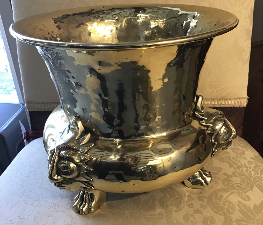 Victorian Brass Jardiniere 