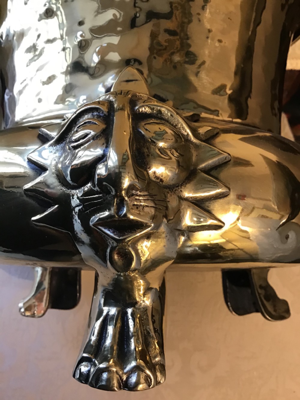 Victorian Brass Jardiniere  View II