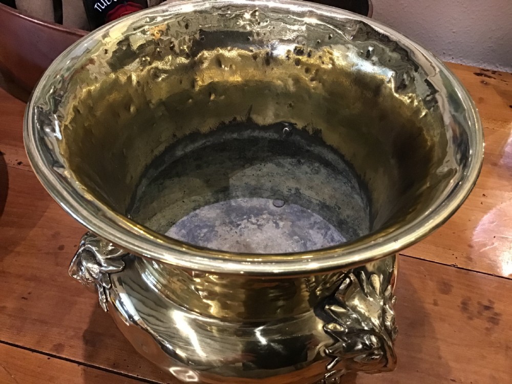 Victorian Brass Jardiniere  View III