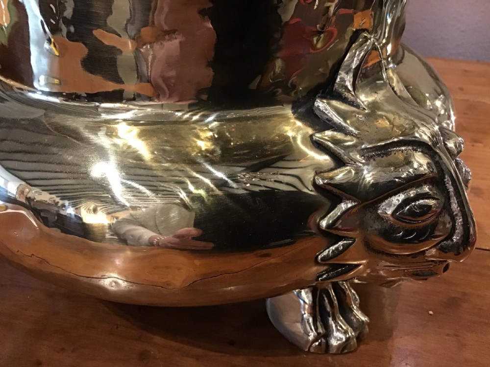 Victorian Brass Jardiniere  View IV