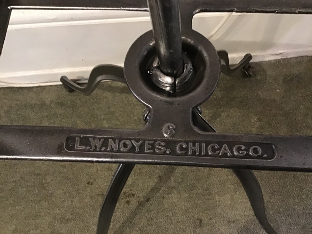Antique Book Stand by L.W.Noyes, Chicago, Noyes  View III