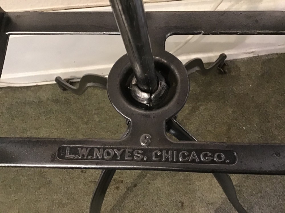 Antique Book Stand by L.W.Noyes, Chicago, Noyes  View IV