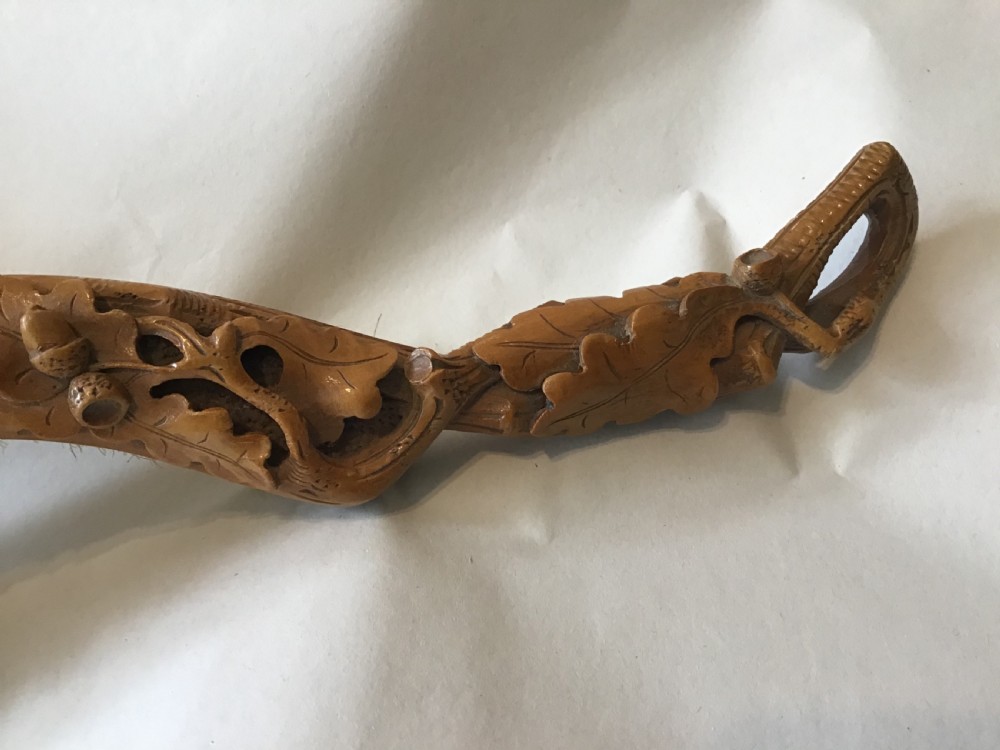 Treen crumb tray and brush  View IV