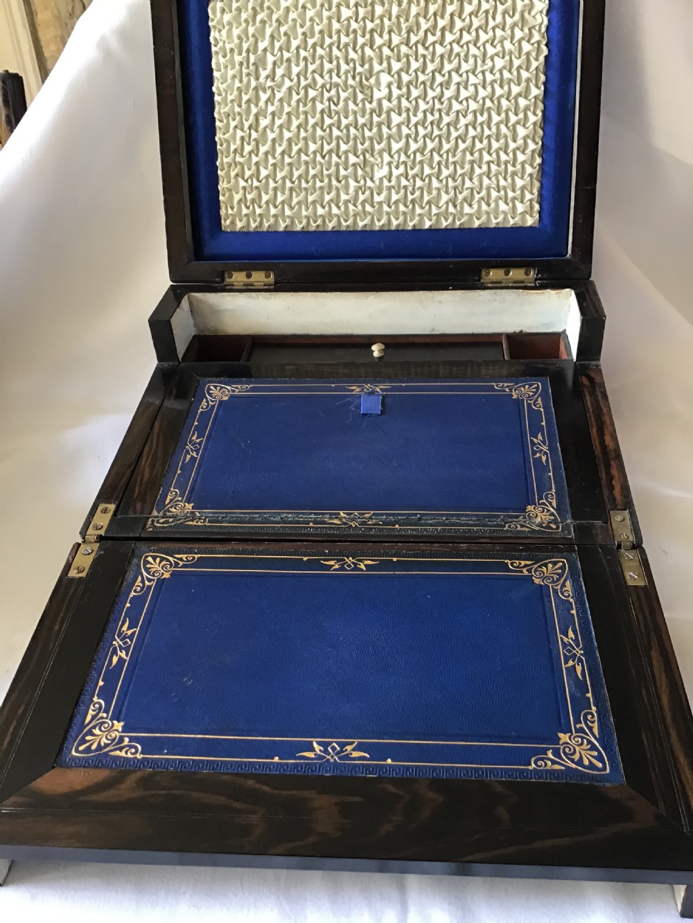 Coromandel Work Box and writing slope 