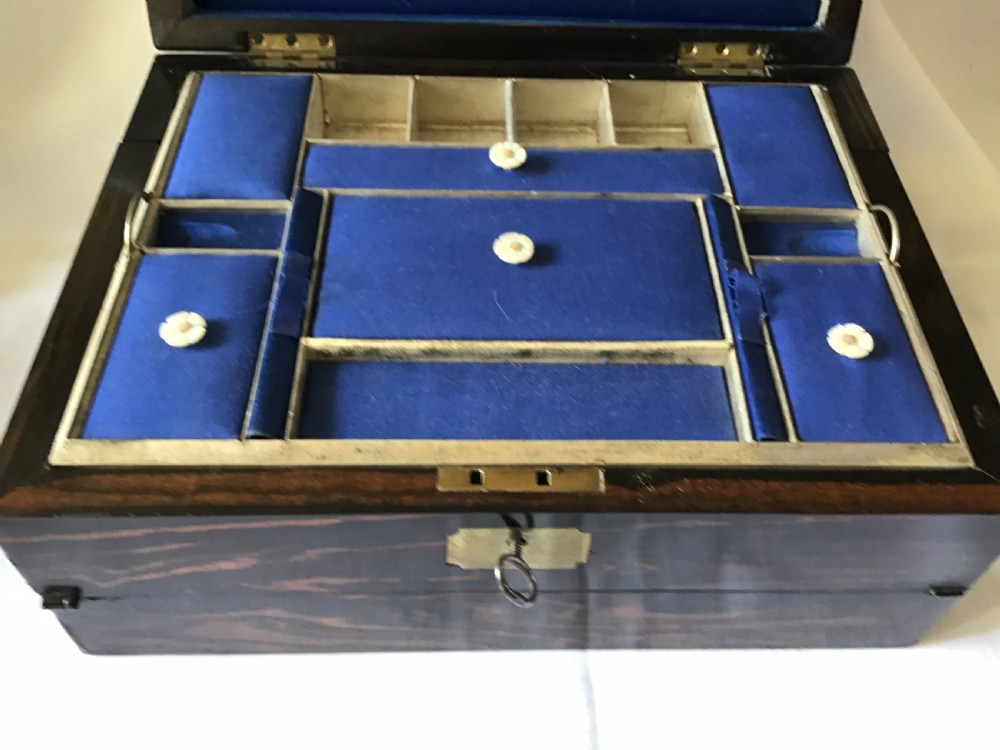 Coromandel Work Box and writing slope  View III