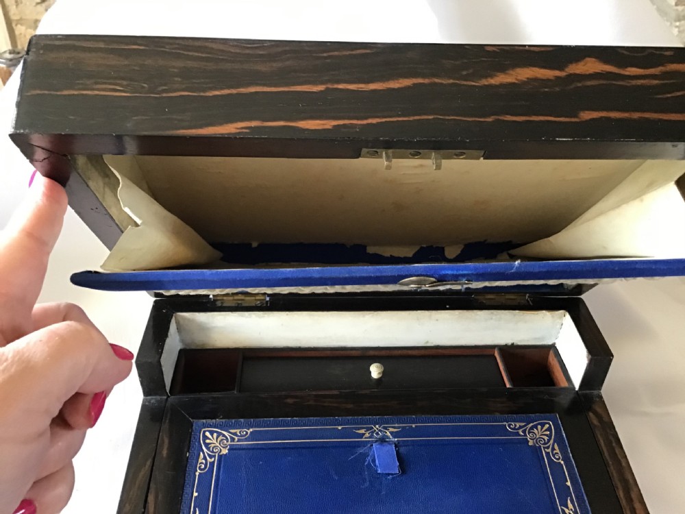 Coromandel Work Box and writing slope  View VI