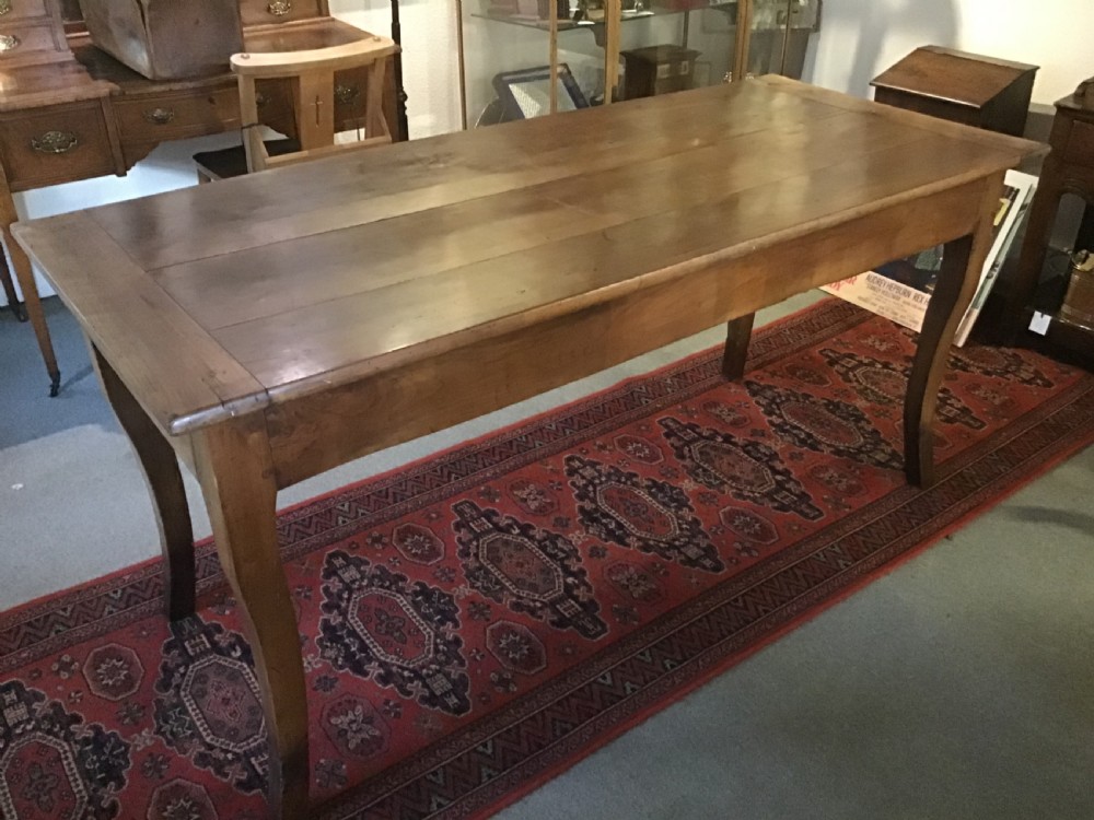 French Fruitwood Farmhouse Table  View II