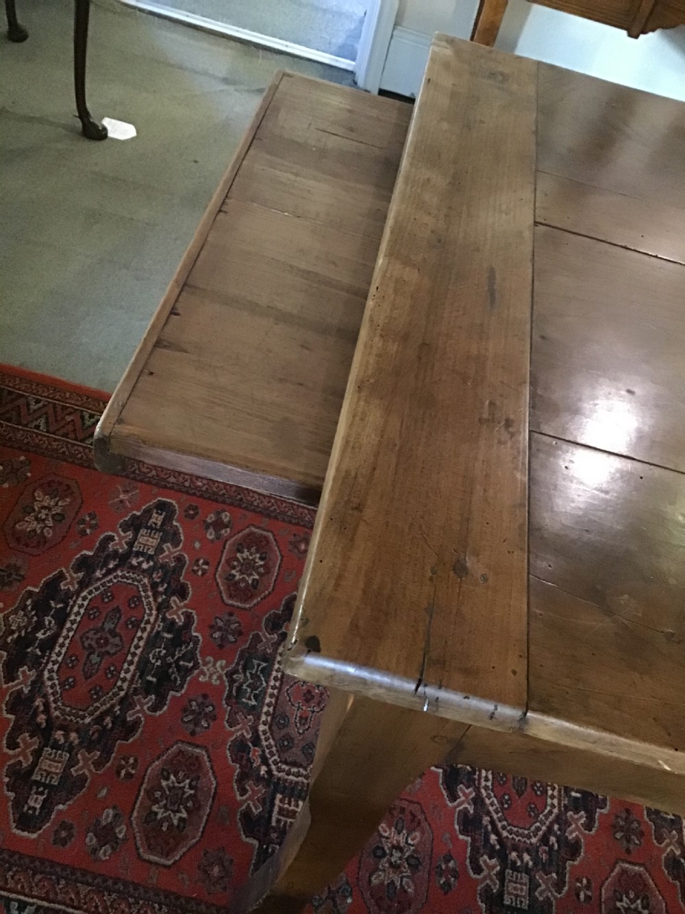 French Fruitwood Farmhouse Table  View III