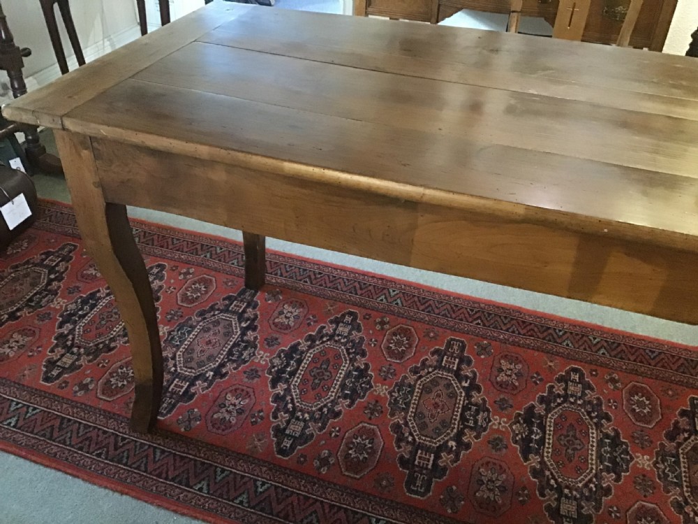 French Fruitwood Farmhouse Table  View VIII