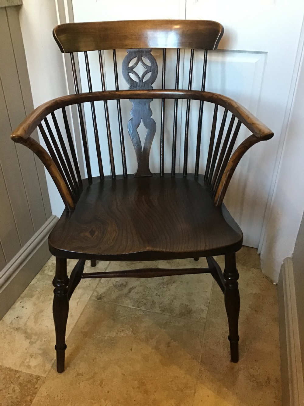 Thames Valley Elm Windsor Chair  View II