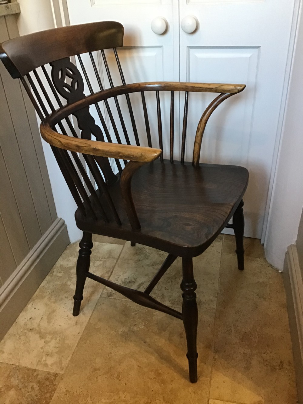 Thames Valley Elm Windsor Chair  View III